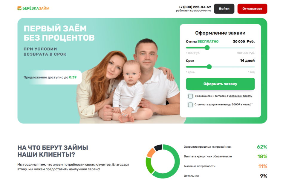 Mloans отписаться через сайт